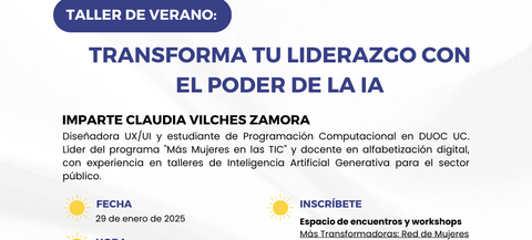 Afiche de invitación al evento